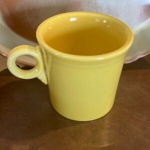 Fiesta Ware Sunflower Yellow Coffee Mug Ring Handle Homer Laughlin USA